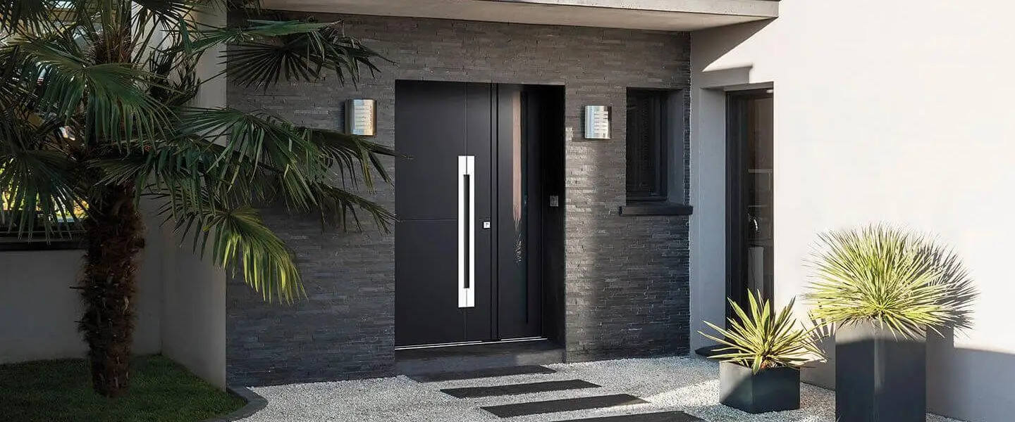 Modèle de porte d’entrée aluminium Passage